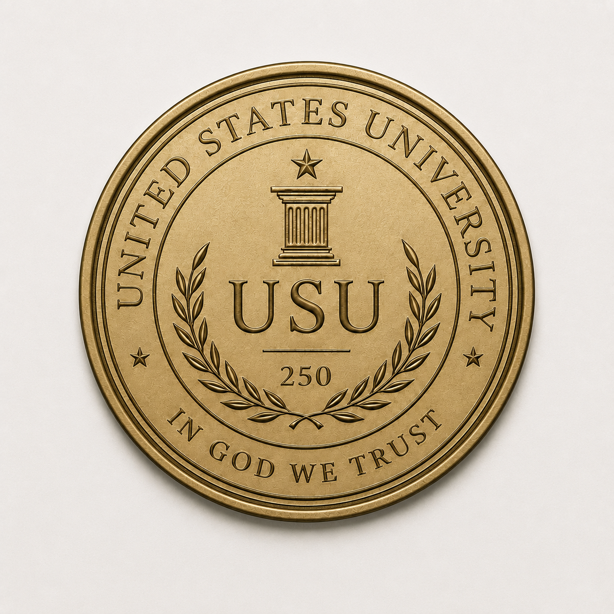 United States University commemorative medallion
