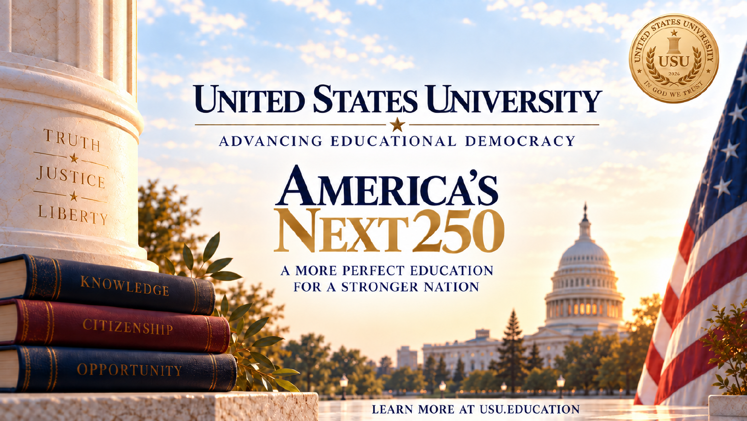 United States University America’s Next 250 institutional campaign